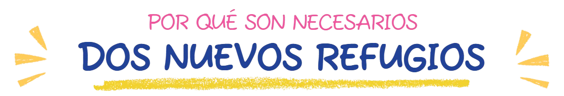 Por qué son necesarios dos nuevos refugios